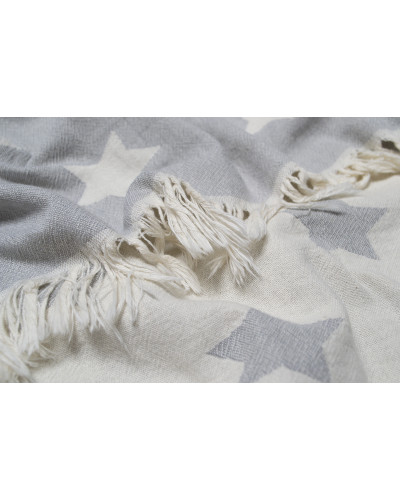 Рушник Lotus Home Pestemal - Star 90*160 grey сірий