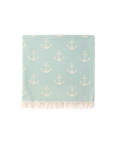 Рушник Lotus Home Pestemal - Anchor 90*160 mint ментоловий
