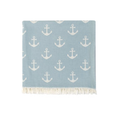 Рушник Lotus Home Pestemal - Anchor 90*160 teal блакитний