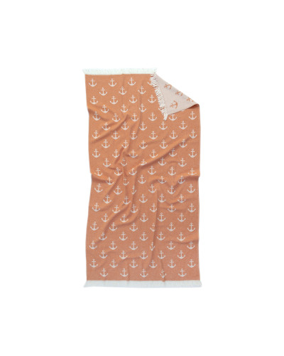 Рушник Lotus Home Pestemal - Anchor 90*160 orange помаранчевий