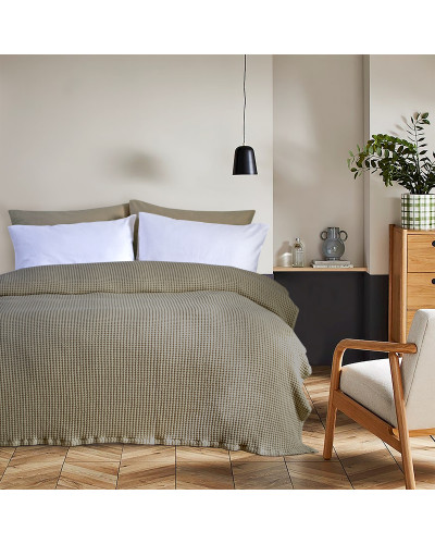 Покривало Lotus Home - Bellia khaki хакі 220*240