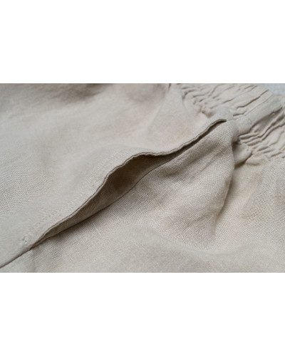 Домашні шорти з льону Lotus Home - Bruma бежевий S