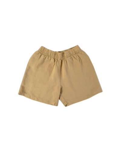 Домашні шорти з льону Lotus Home - Bruma гірчичний L