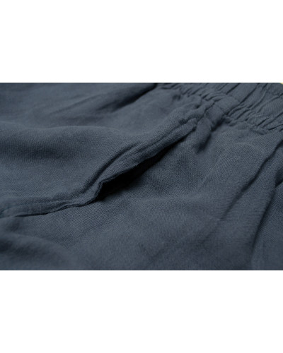 Домашні шорти з льону Lotus Home - Bruma синій M