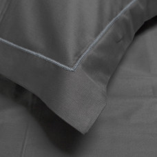 Постільна білизна сатин premium Lotus Home - Dakota Modern антрацит полуторний