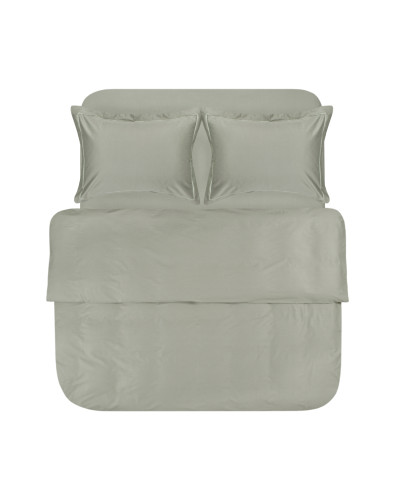 Постільна білизна сатин premium Lotus Home - Dakota Modern хакі полуторний