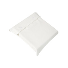 Постільна білизна сатин premium Lotus Home - Dakota Modern молочний полуторний