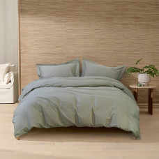 Постільна білизна сатин premium Lotus Home - Dakota Modern хакі сімейний