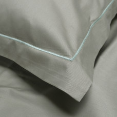 Постільна білизна сатин premium Lotus Home - Dakota Modern хакі сімейний