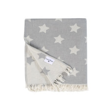 Плед Lotus Home - Star throw сірий 130*170