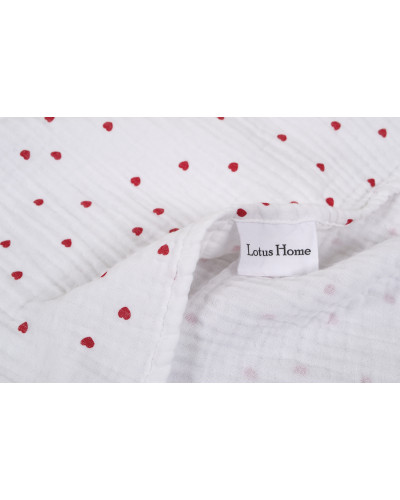 Рушник Lotus Home - Molly Heart muslin 90*150