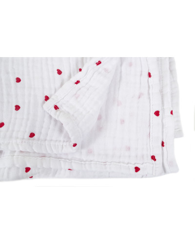 Рушник Lotus Home - Molly Heart muslin 90*150