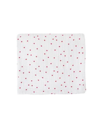 Покривало (простирадло) muslin Lotus Home - Molly Heart 160*220