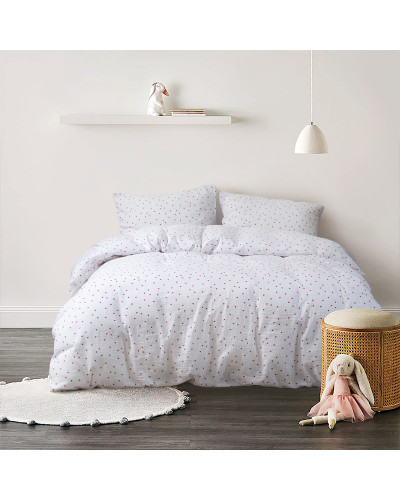 Постільна білизна muslin Lotus Home - Molly Heart євро