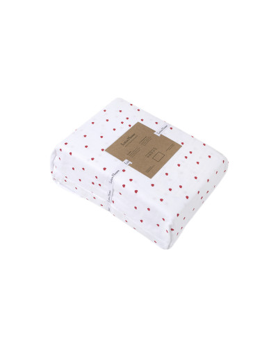 Постільна білизна muslin Lotus Home - Molly Heart євро