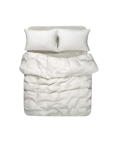 Постільна білизна з льону Lotus Home - Karlin stripe linen євро