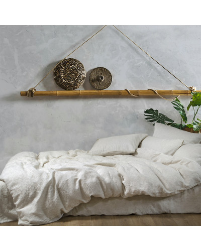 Постільна білизна з льону Lotus Home - Karlin stripe linen євро