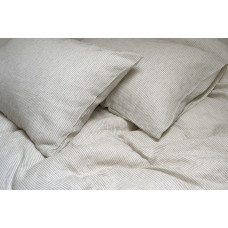 Постільна білизна з льону Lotus Home - Karlin stripe linen євро
