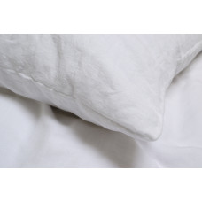 Постільна білизна з льону Lotus Home - Karlin white білий євро