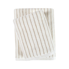 Рушник Lotus Home Готель Premium - Microcotton Stripe Ecru-Kahve 70*140 550 г/м²