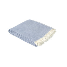 Покривало Lotus Home - Premium Stripe синій 190*225