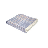 Покривало Lotus Home - Checked Caledonia блакитний 190*225