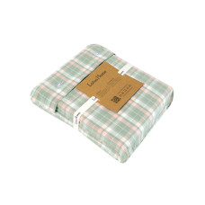 Постільна білизна Lotus Home - Checked Caledonia м'ятний євро