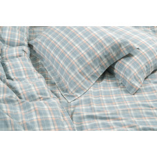 Постільна білизна Lotus Home - Checked Caledonia блакитний євро