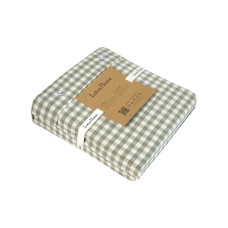 Постільна білизна Lotus Home - Checked Gingham оливковий сімейний