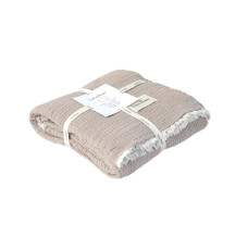 Покривало Lotus Home - Larna muslin beige 160*200