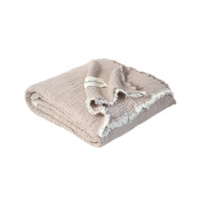 Покривало Lotus Home - Larna muslin beige 200*220