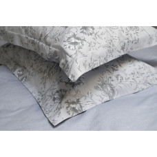 Постільна білизна сатин Lotus Home - Wesiya сірий євро