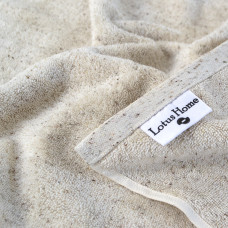 Рушник махровий Lotus Home - Organic natural бежевий 90*150