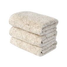 Рушник махровий Lotus Home - Organic natural бежевий 90*150