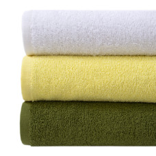 Набір рушників Lotus Home - Basic зелений/жовтий/білий 30*50 (3од.)