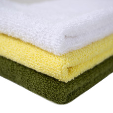 Набір рушників Lotus Home - Basic зелений/жовтий/білий 30*50 (3од.)