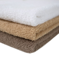 Набір рушників Lotus Home - Basic коричневий/кавовий/білий 30*50 (3од.)