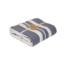 Плед Lotus Home - Infinity Stripe сірий 200*220