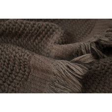 Рушник Lotus Home - Rius dark brown темно-коричневий 50*100