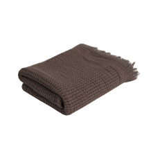 Рушник Lotus Home - Rius dark brown темно-коричневий 90*170