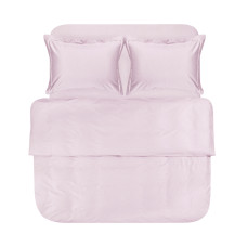 Постільна білизна сатин premium Lotus Home - Dakota Modern рожевий євро