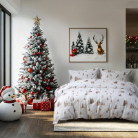 Постільна білизна Lotus Home Фланель - Fairy deer євро