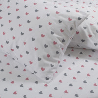 Постільна білизна Lotus Home Фланель - Small Hearts євро