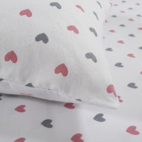 Постільна білизна Lotus Home Фланель - Small Hearts євро