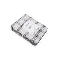 Постільна білизна Lotus Home Фланель - Bella сірий євро