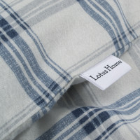 Постільна білизна Lotus Home Фланель - Bella синій євро