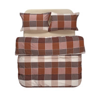 Постільна білизна Lotus Home Фланель - Lucca коричневий євро