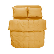 Постільна білизна Lotus Home Washed cotton - Kansas жовтий євро