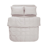 Постільна білизна Lotus Home Washed cotton - Kansas бежевий євро