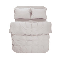 Постільна білизна Lotus Home Washed cotton - Kansas бежевий євро